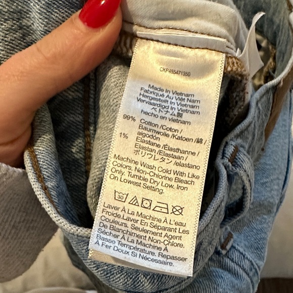 Madewell The Perfect Vintage Wide Leg Crop Jeans – Size 23 - Picture 10 of 10